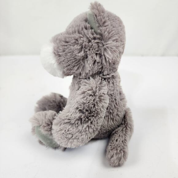 Ty Attic Treasures Kit the Kitty Cat Gray White Kitten Pink Nose 2017 Silky Soft - Picture 3 of 9